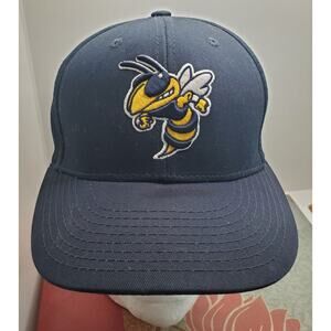 Georgia Tech Yellow Jackets Going Yard Black Hat Adult Cap Adjustable